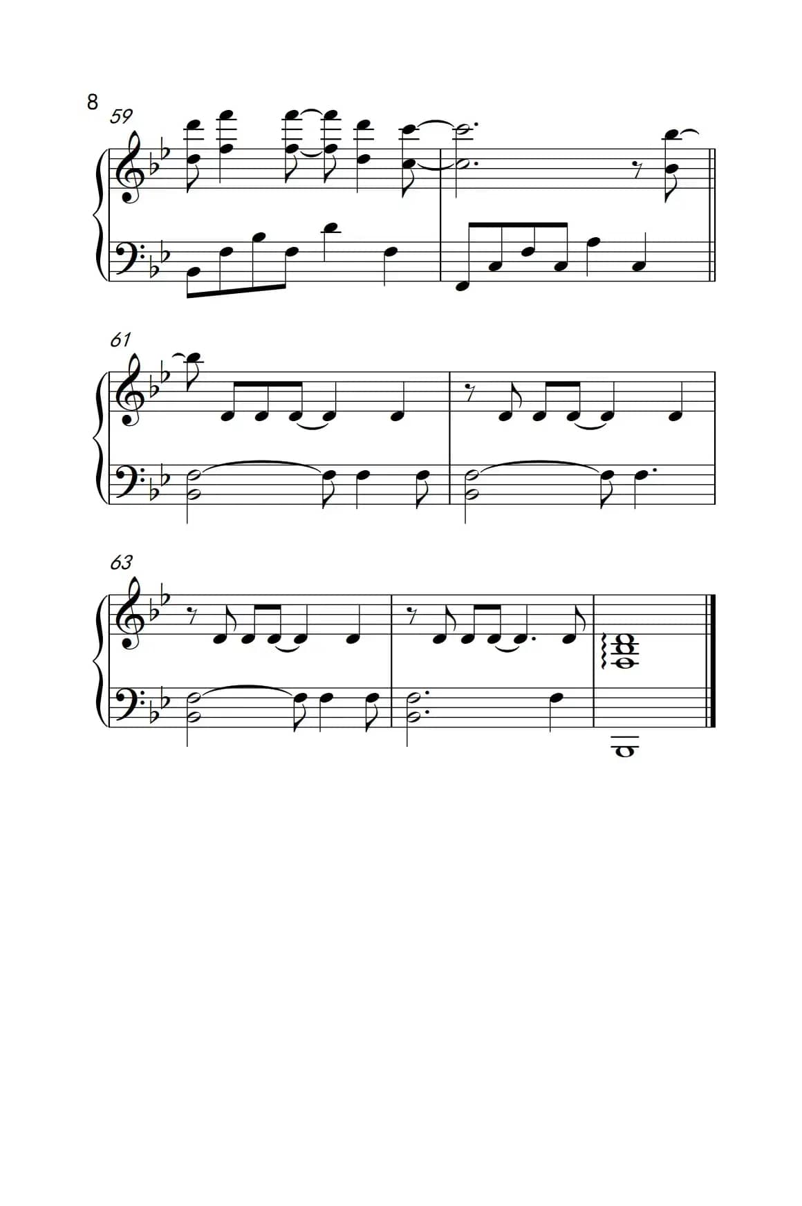 夜空中最亮的星（《弹吧音教》制谱版）