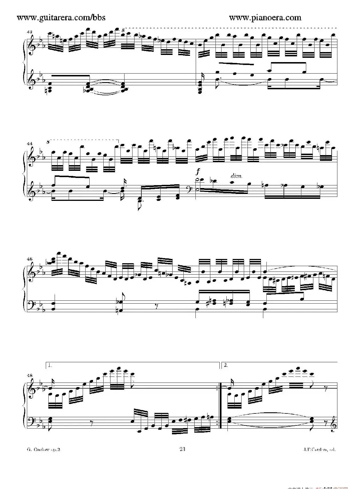 Grande Piano Sonata in c Minor Op.2（c小调华丽钢琴奏鸣曲·第三乐章）