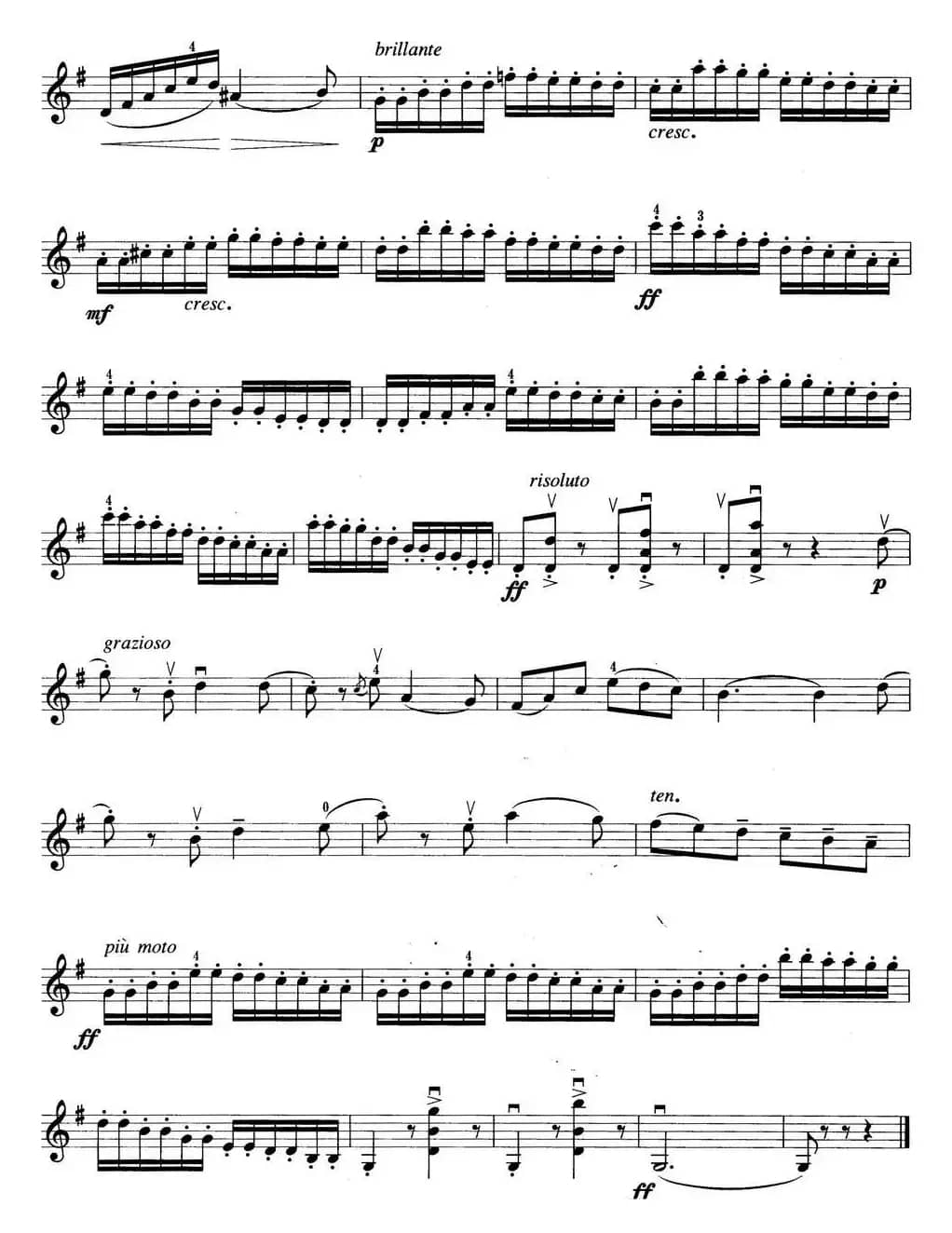 小提琴考级第四级：外国乐曲（5首）