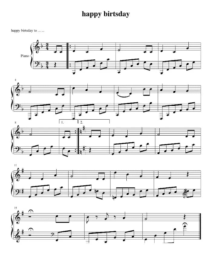 happy birthday（祝你生日快乐）