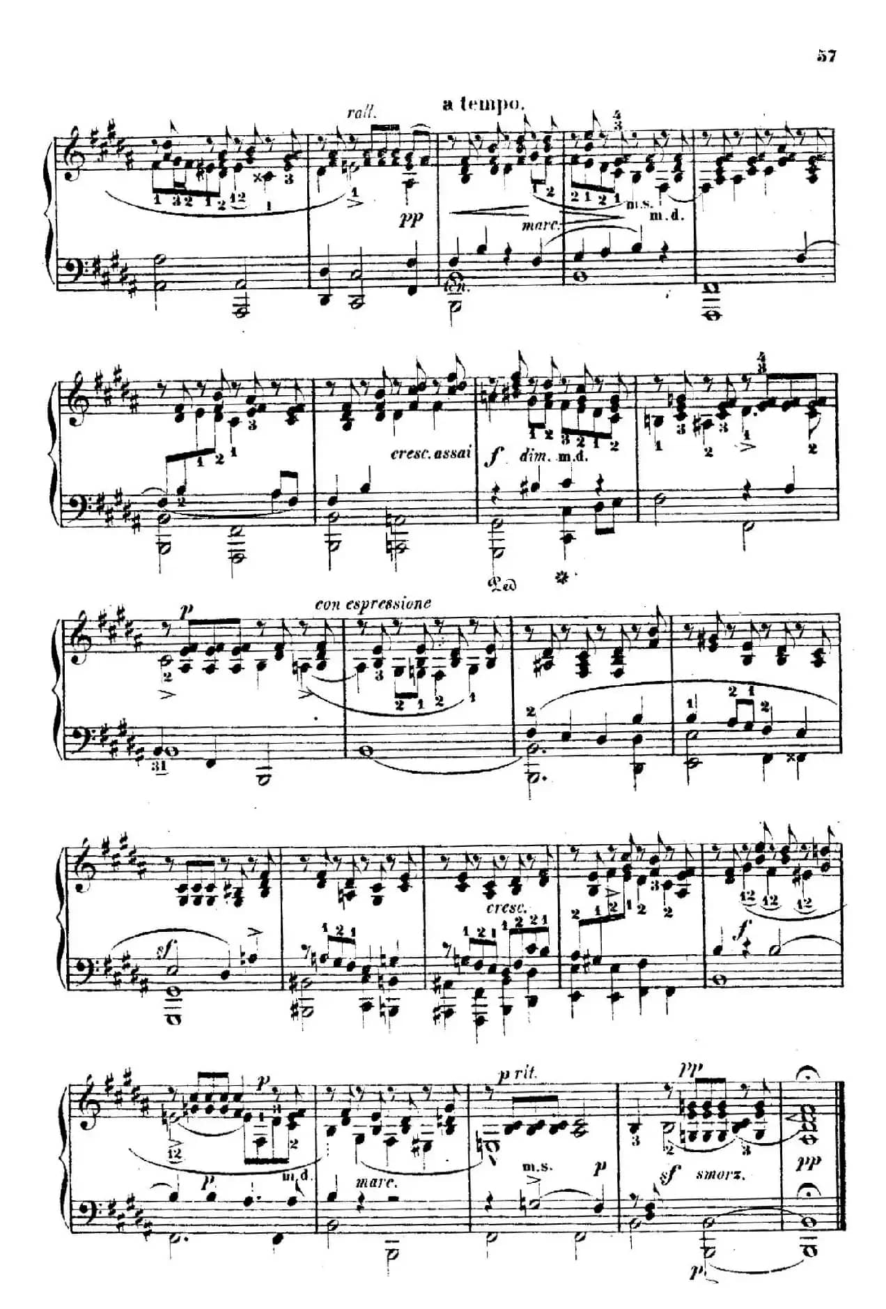 Douze Etudes de Salon Op.5(12首沙龙练习曲·11)