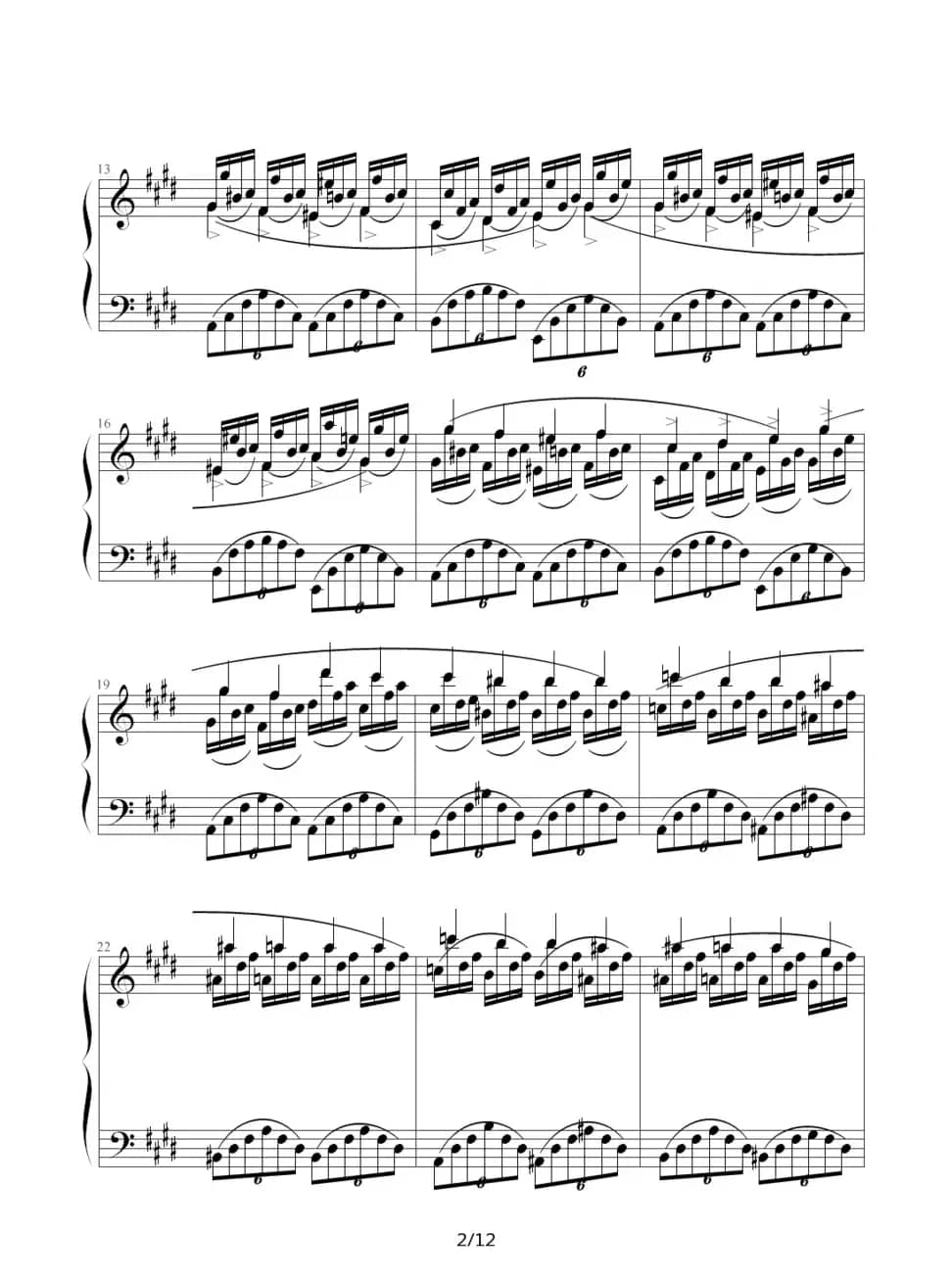 幻想即兴曲（京寒制谱版）