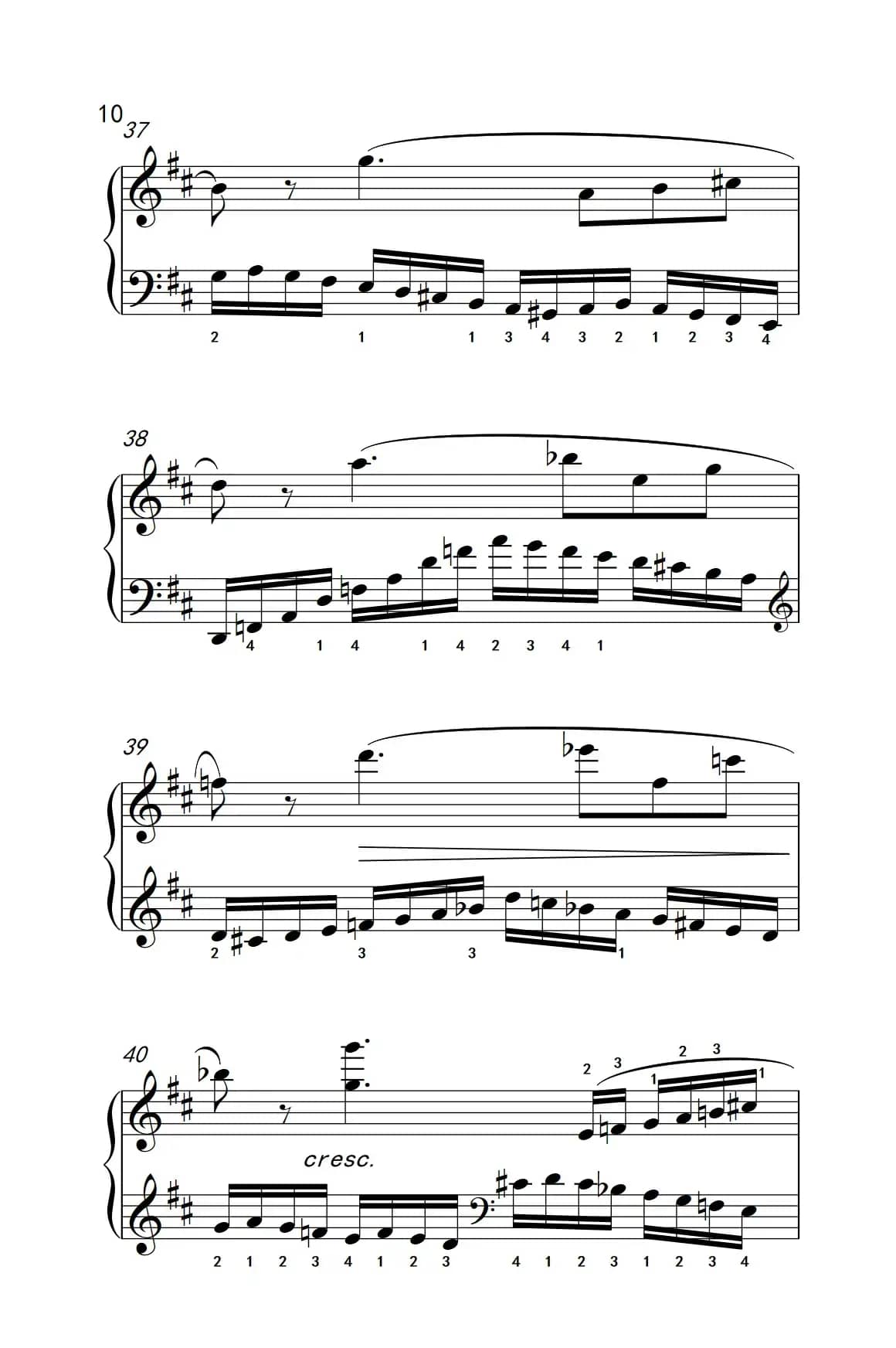 第八级2.练习曲 No.6 （中央音乐学院 钢琴（业余）考级教程 7-9级）