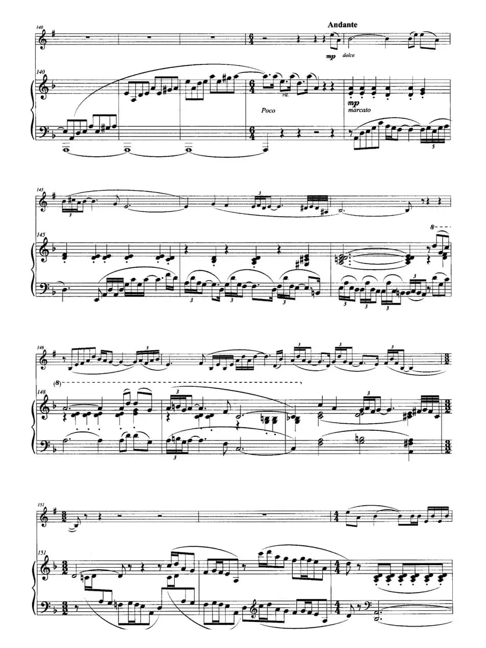 D小调奏鸣曲（小号+钢琴）