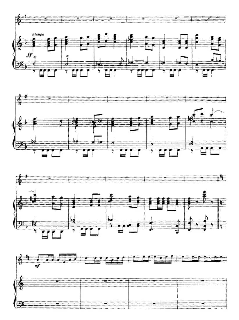 愉快的行列（小号+钢琴伴奏）