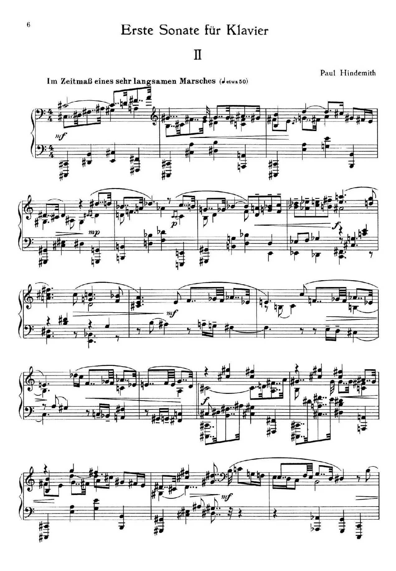 Piano Sonata No.1（第一钢琴奏鸣曲·Ⅱ）