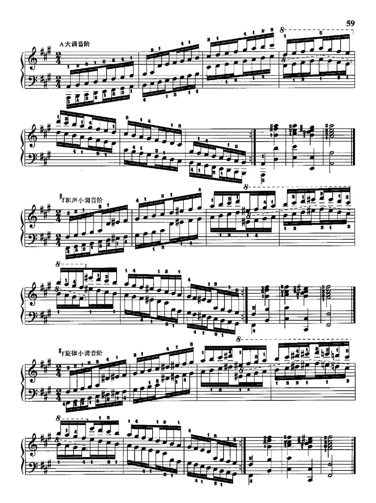 哈农钢琴练指法（第二部分·39）