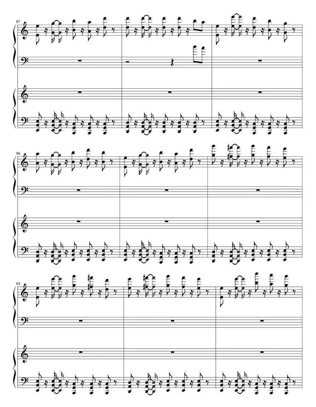 Higher （四手联弹）