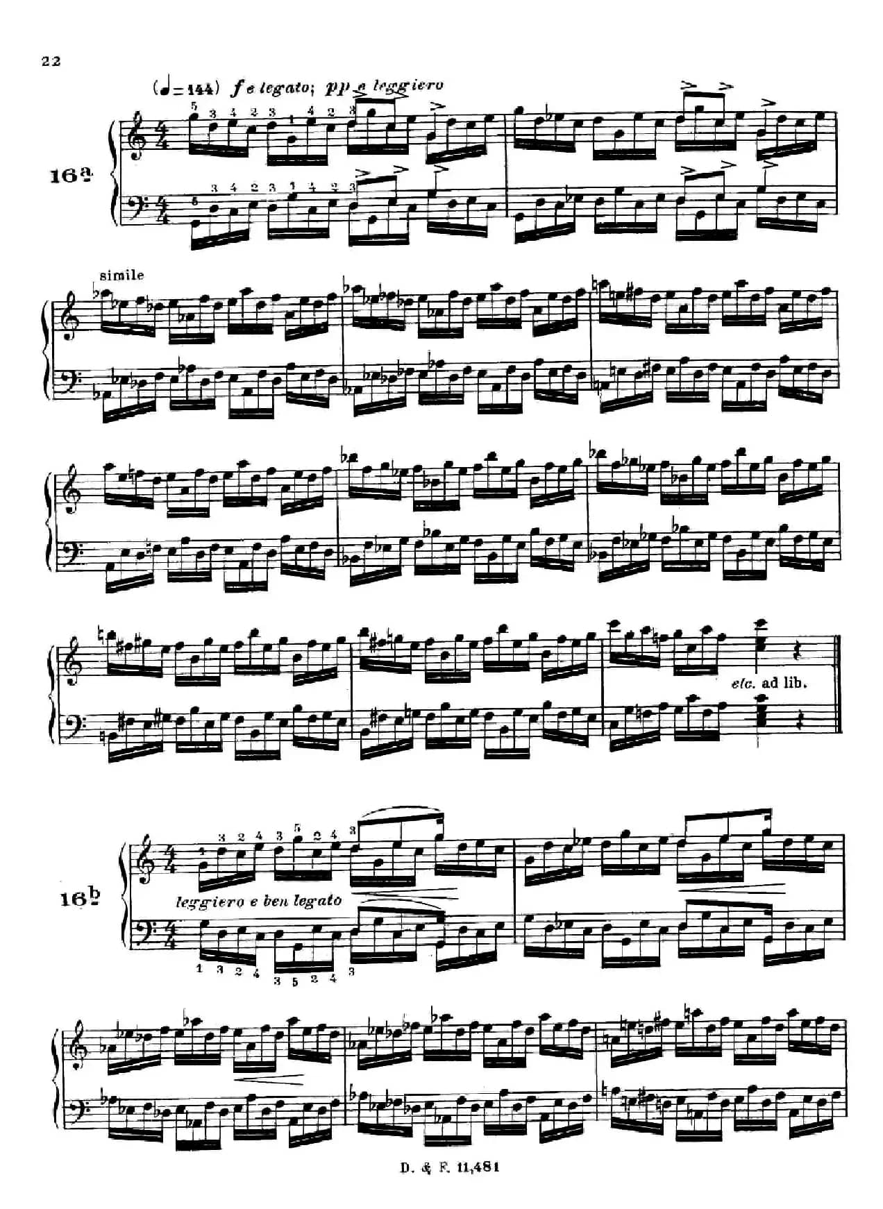 51 Exercises, WoO 6(51首钢琴练习 13—18)