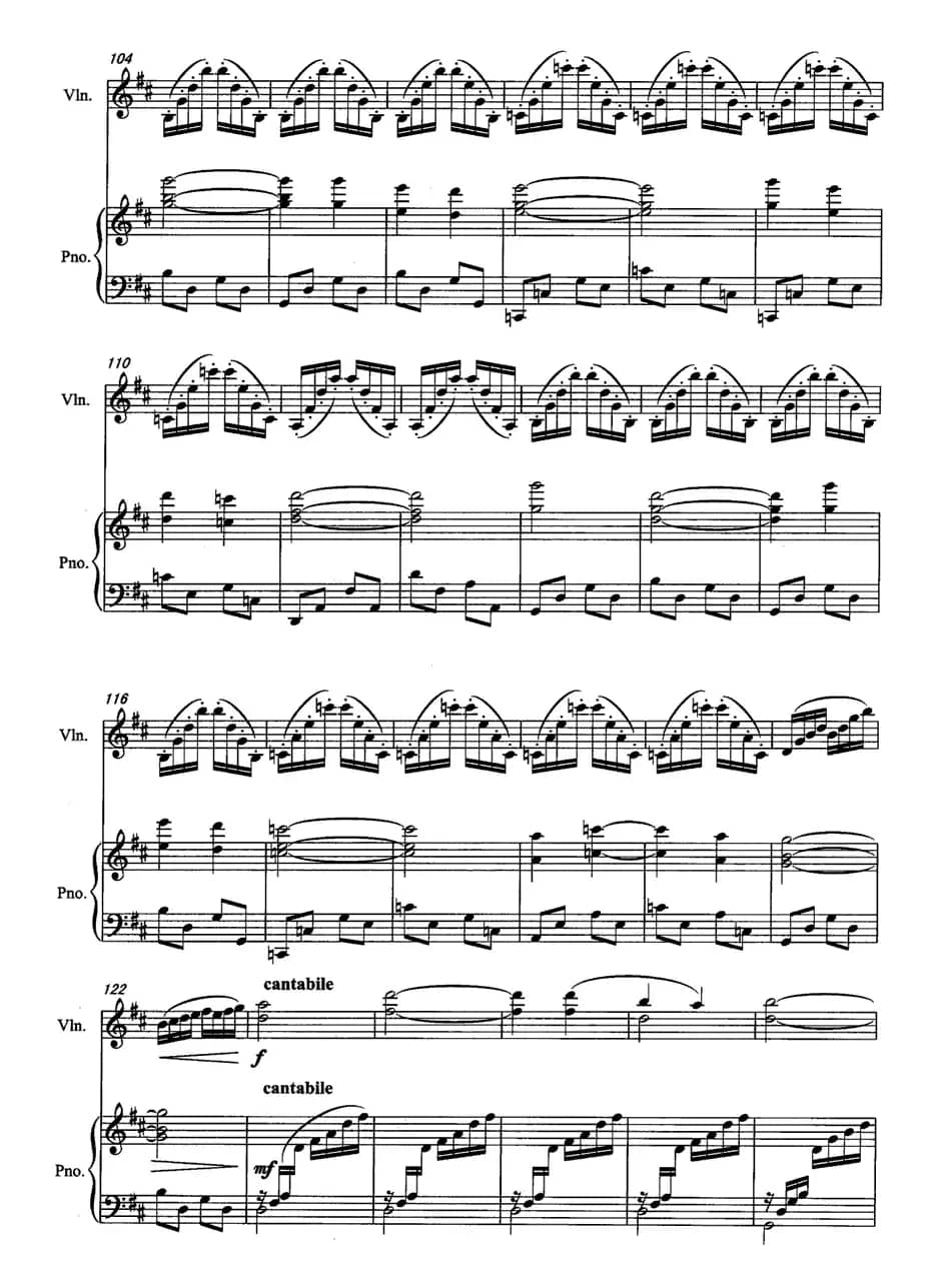 沂蒙之恋（小提琴+钢琴伴奏）