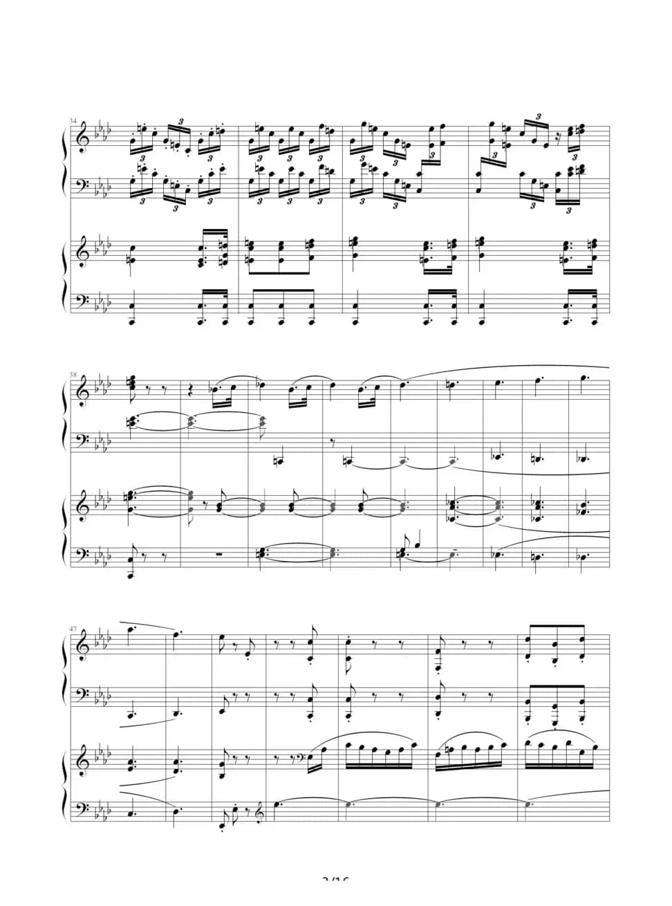 《命运》第二乐章（双钢琴）