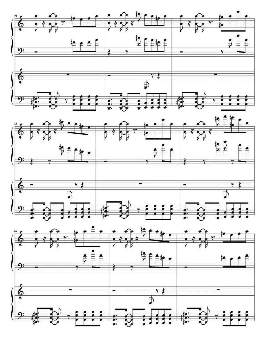 Colors （四手联弹）