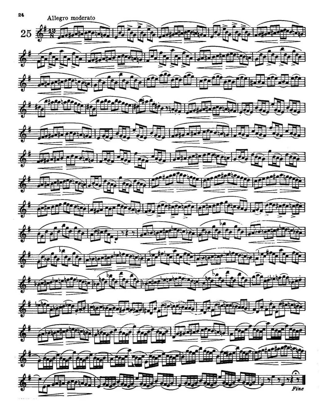 25 Daily Exercices for Saxophone（18—25）