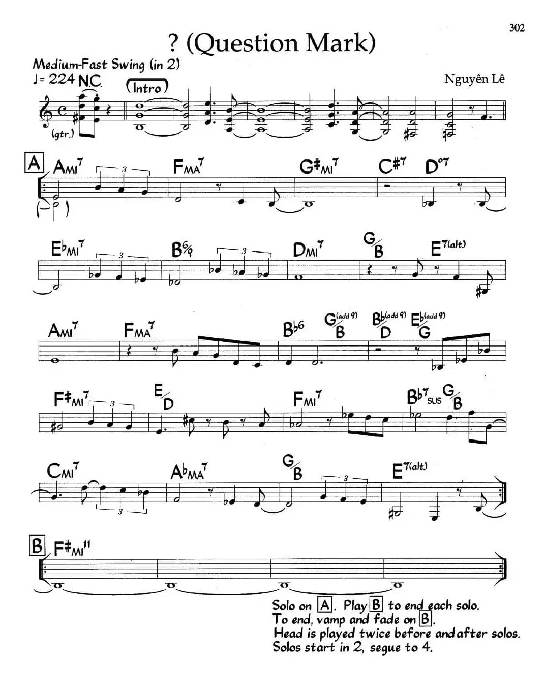 ?(Question Mark)（爵士钢琴曲）