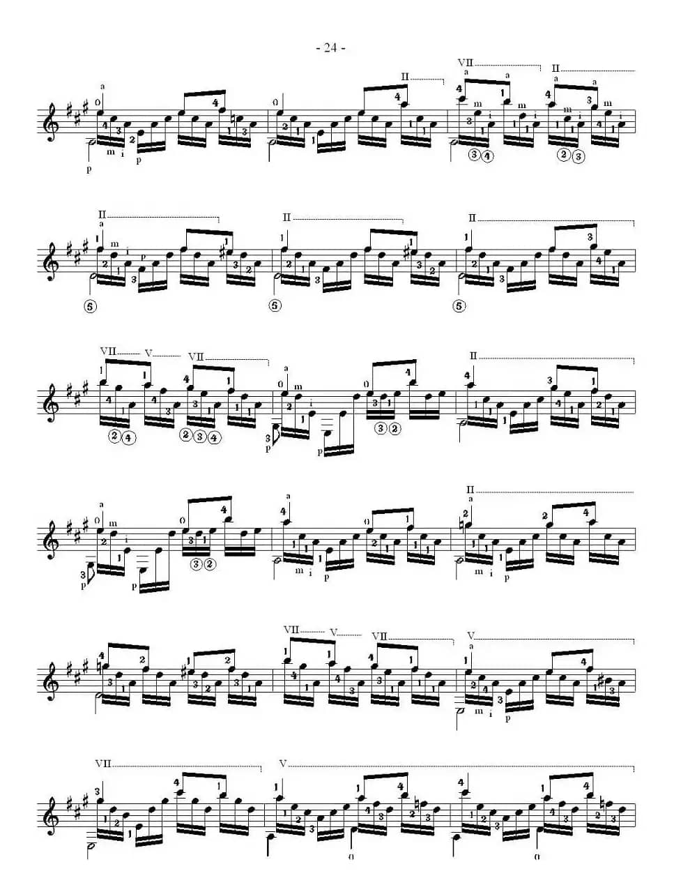 他雷加12首练习曲之12