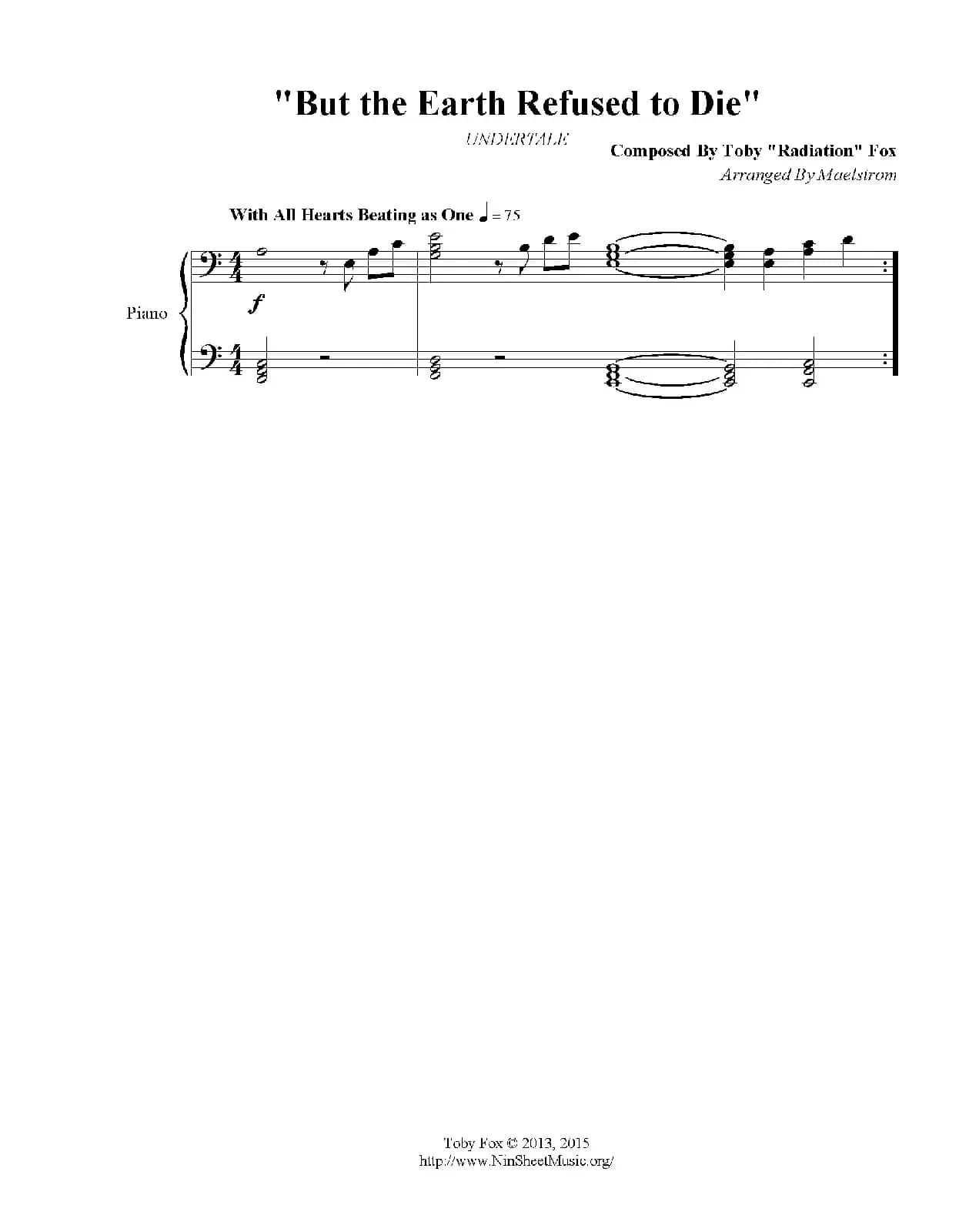 But the Earth Refused to Die