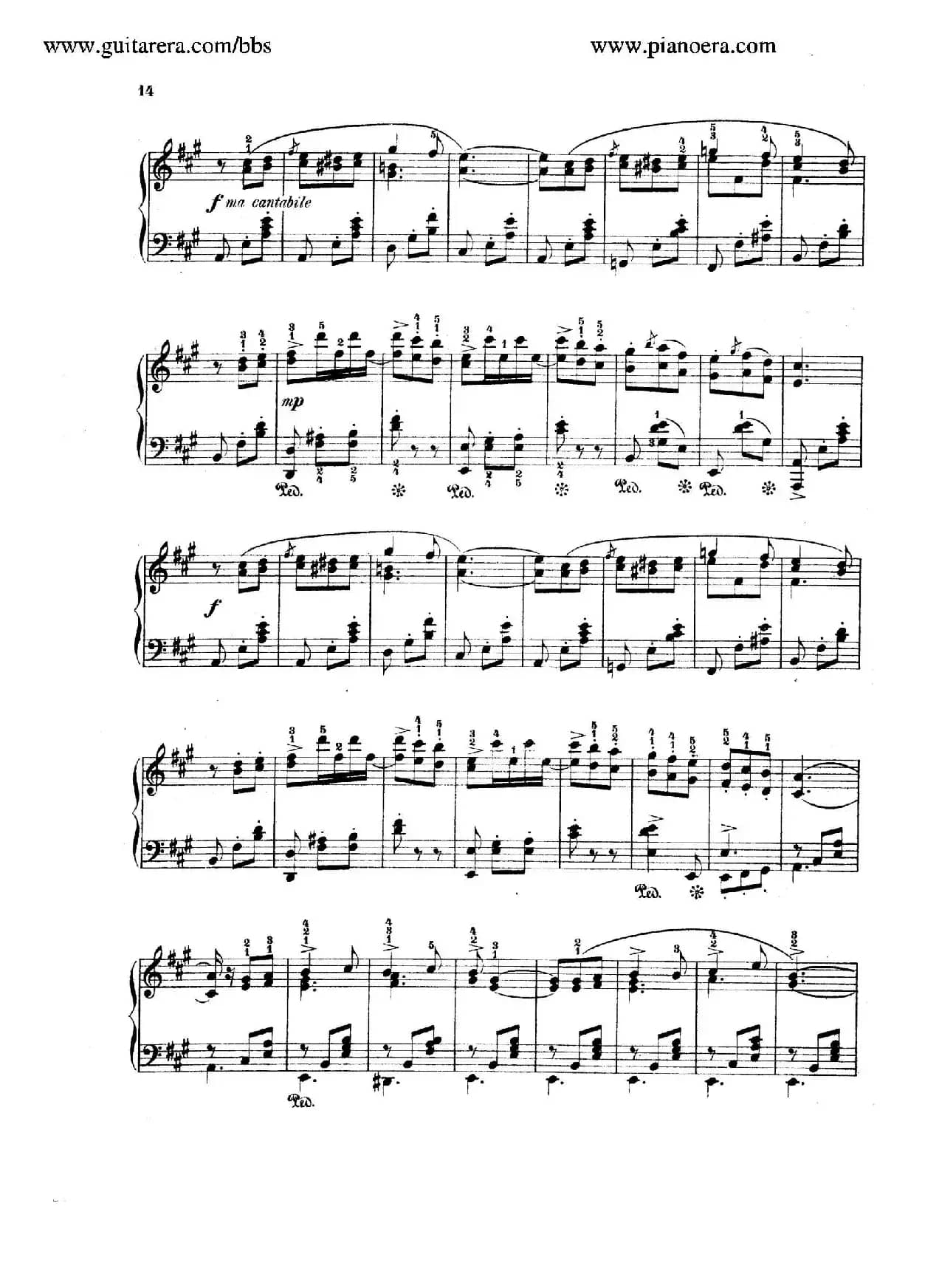 Spanish Dances Op.12(西班牙舞曲·钢琴独奏版)