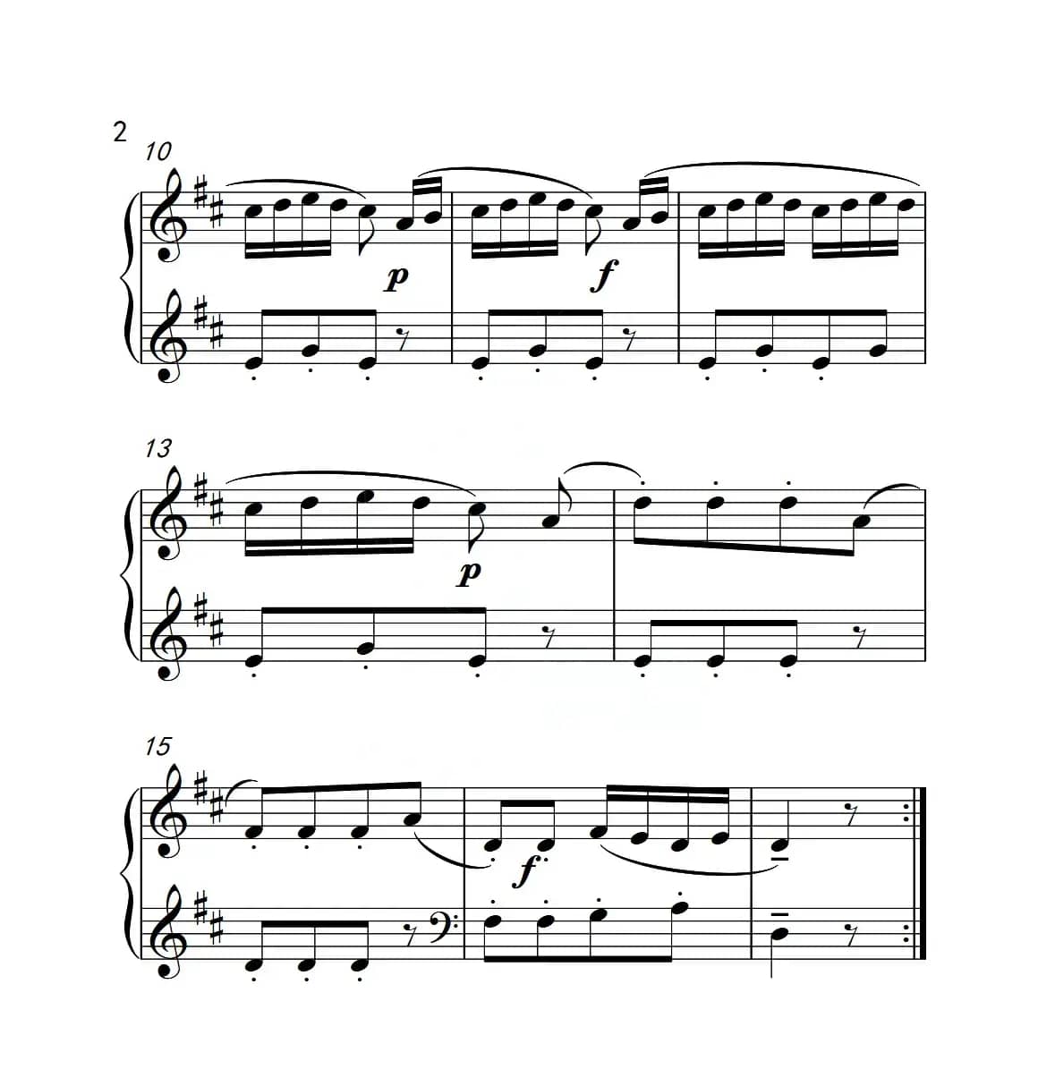 第一级 舞蹈大师（中国音乐学院钢琴考级作品1~6级）