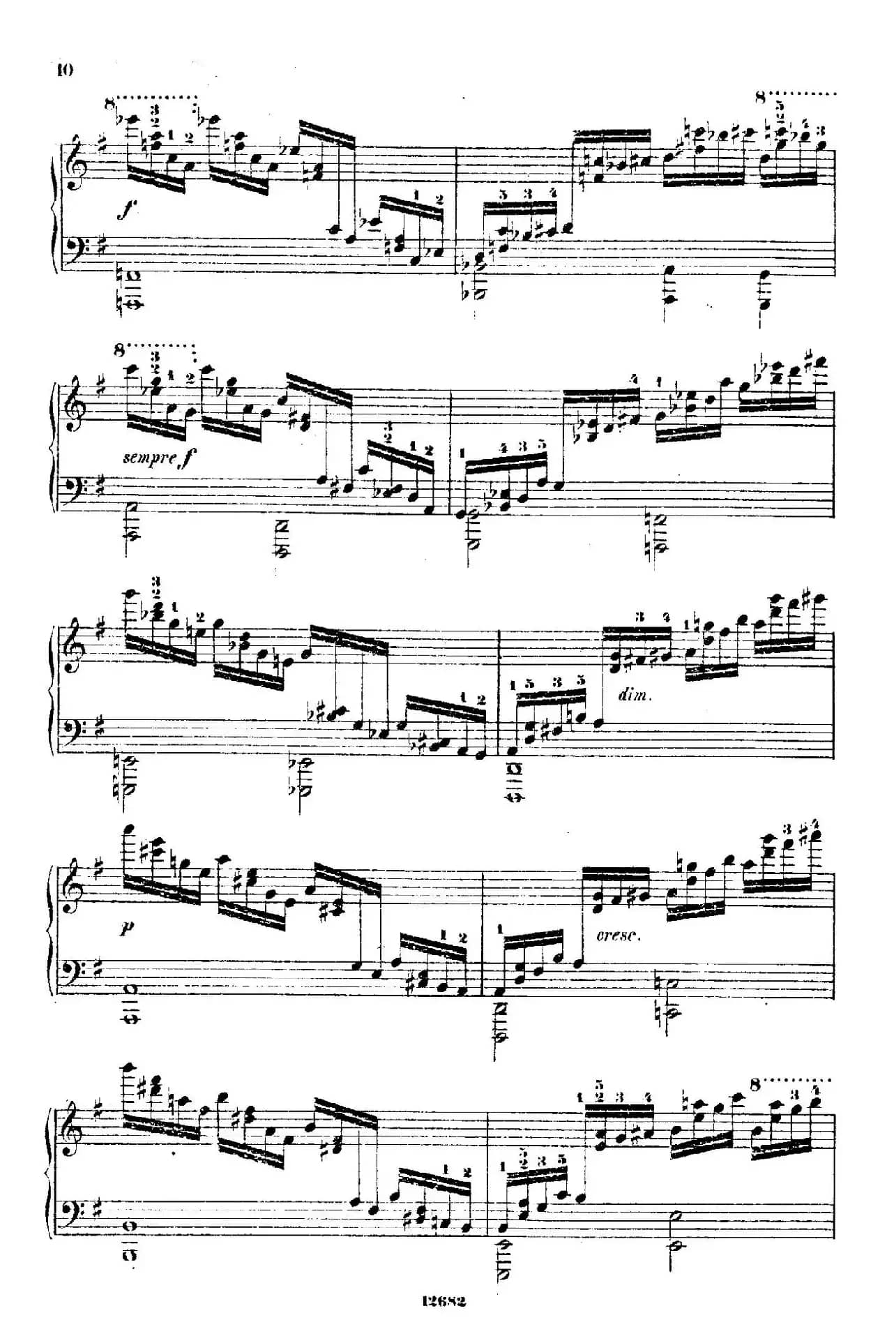 Douze Etudes de Salon Op.5（12首沙龙练习曲·2）