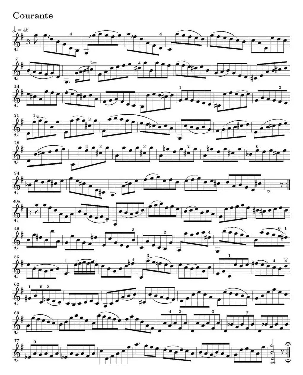 Six Suite Violincello Solo senza Basso（Suite III）（6首无伴奏大提琴组曲·Ⅲ）