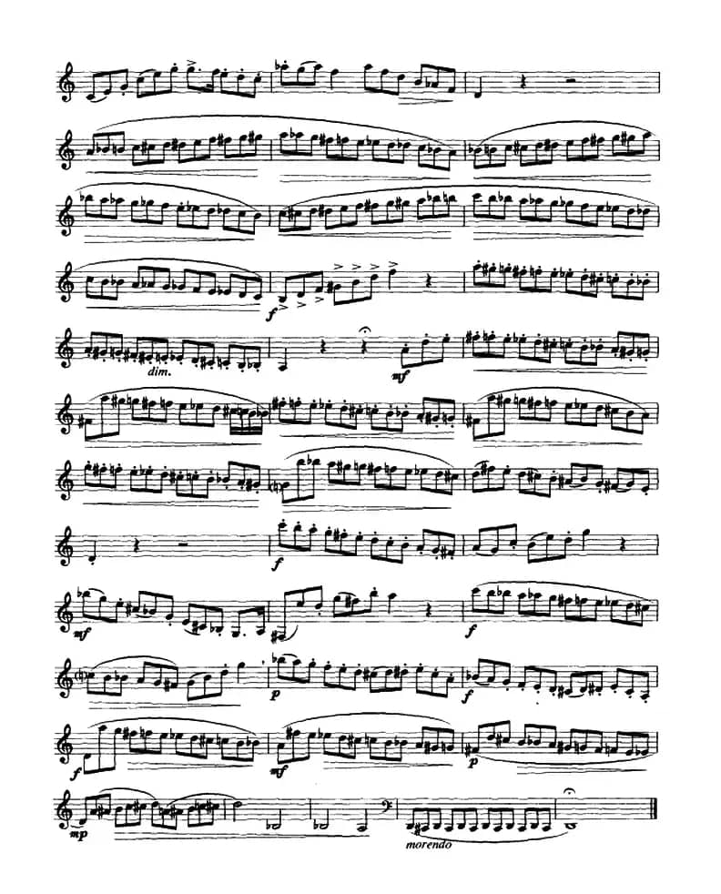 圆号中级练习曲（11——20）