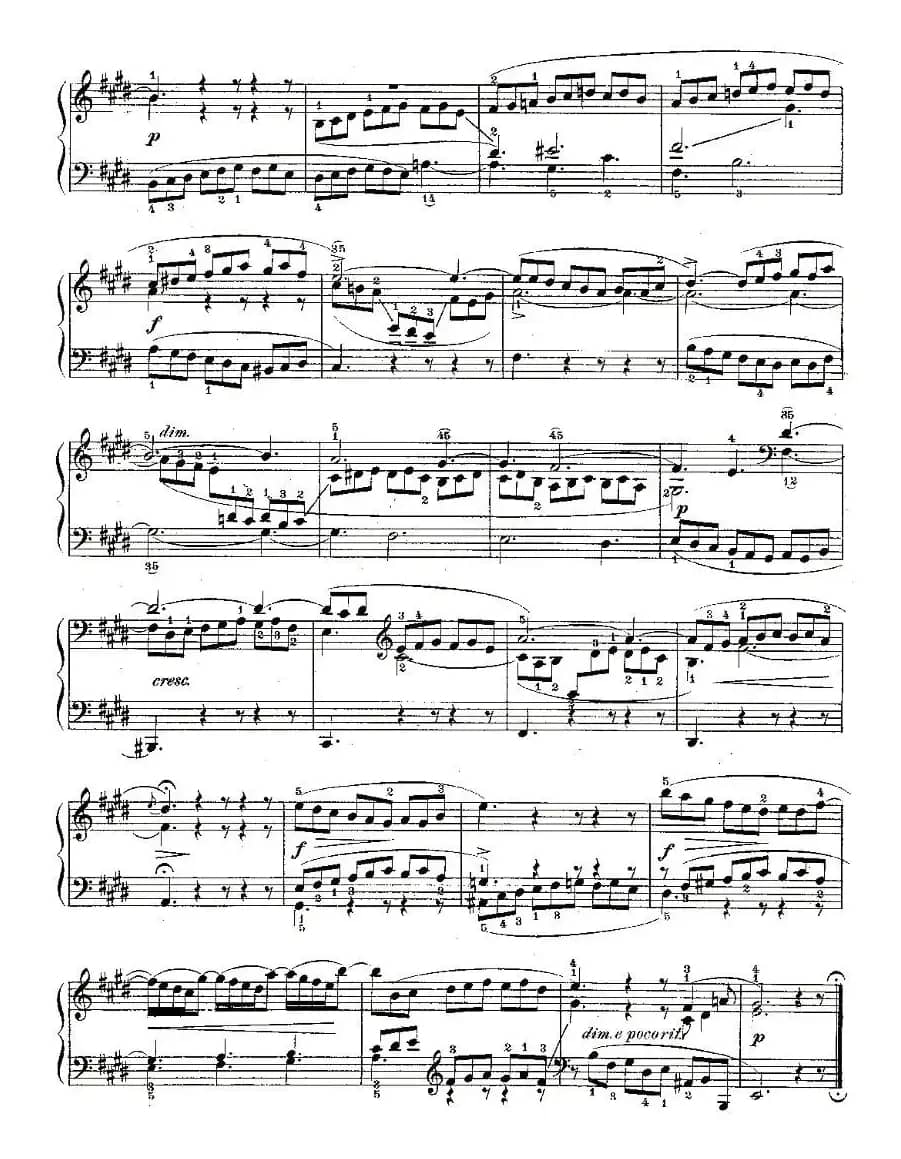 FIFTEEN THREE-PART INVETIONS之六（15首3部创意曲之六）