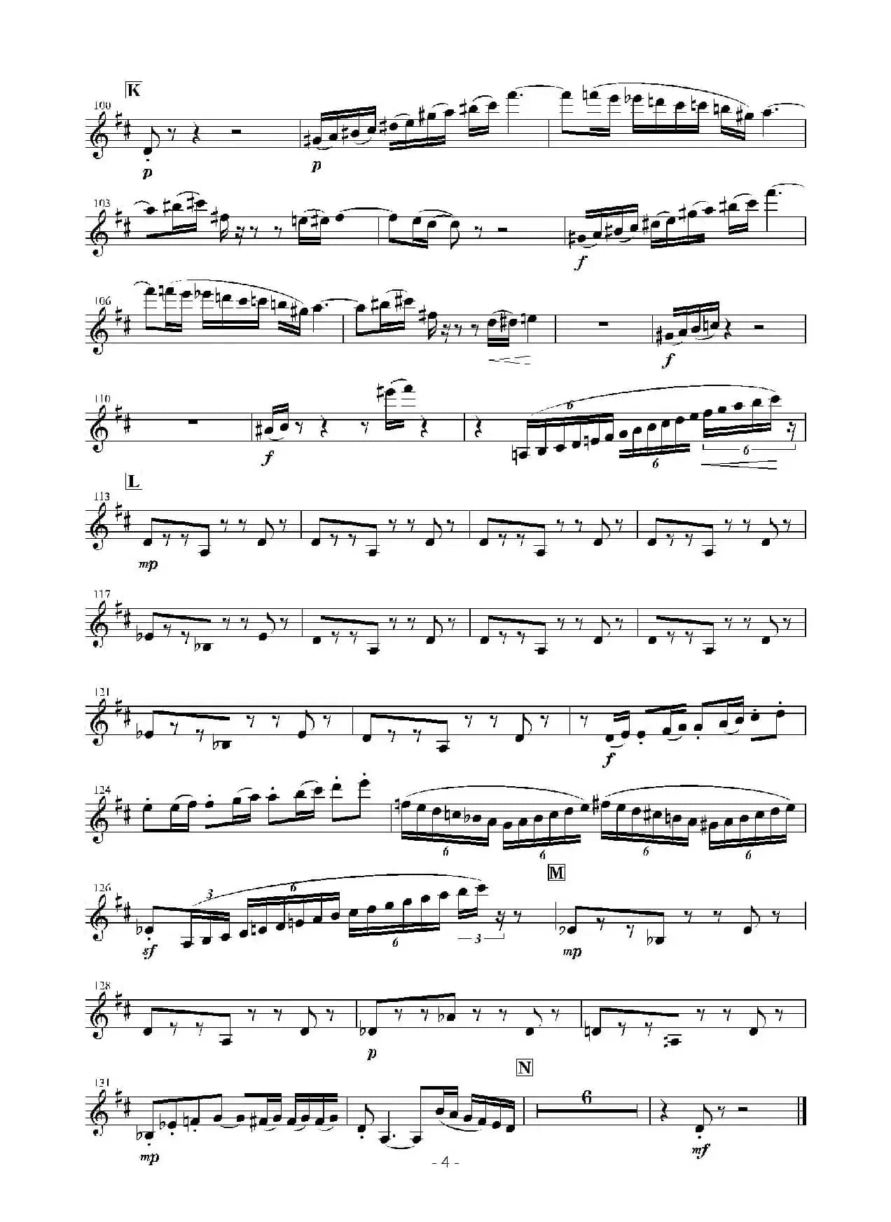 Landschaft mit Feldwege（木管五重奏、分谱）