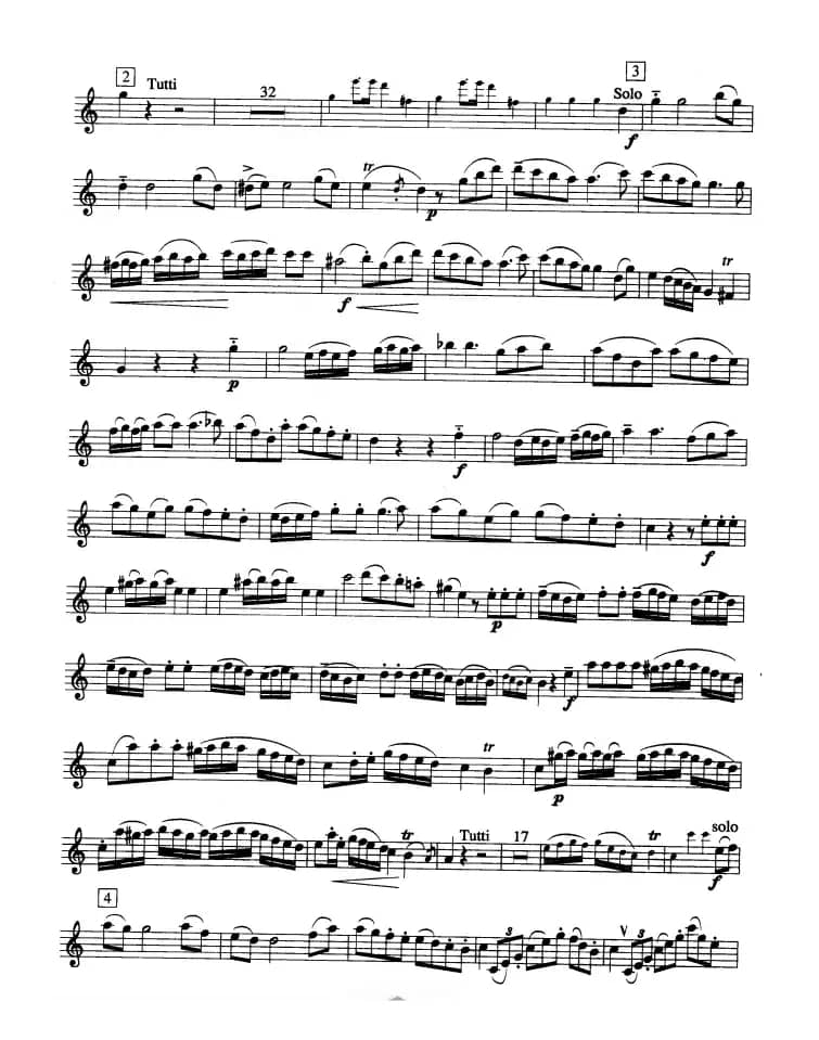 单簧管考级教材·第四级