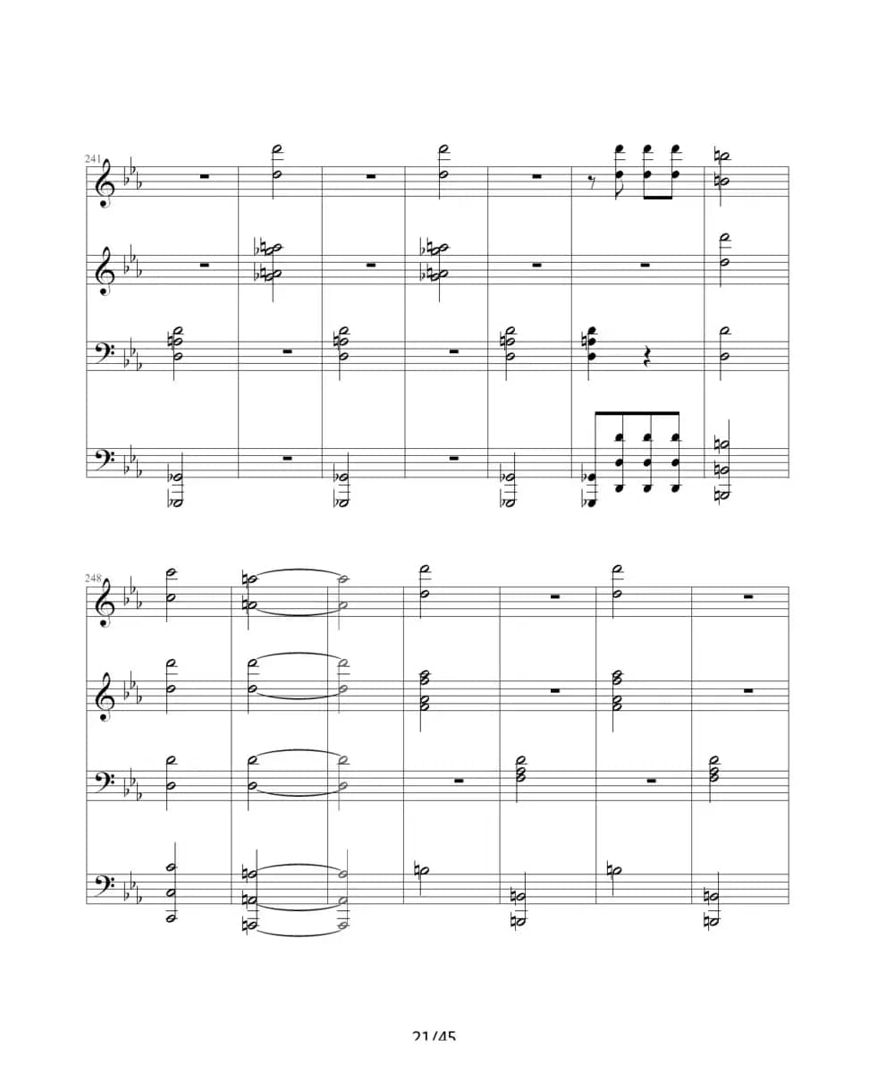 命运交响曲（四手联弹）