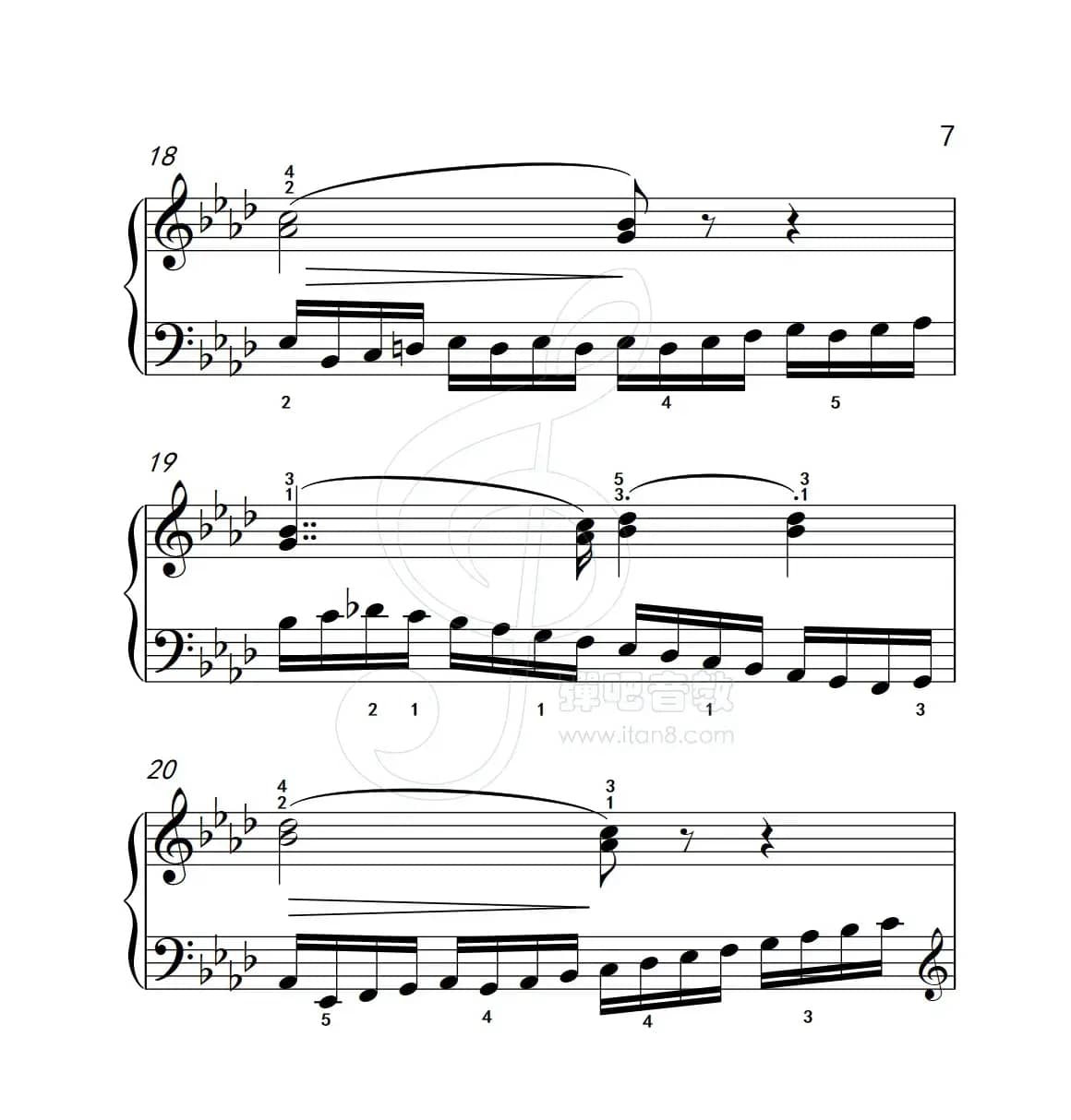 练习曲 8（克拉莫钢琴练习曲60首）