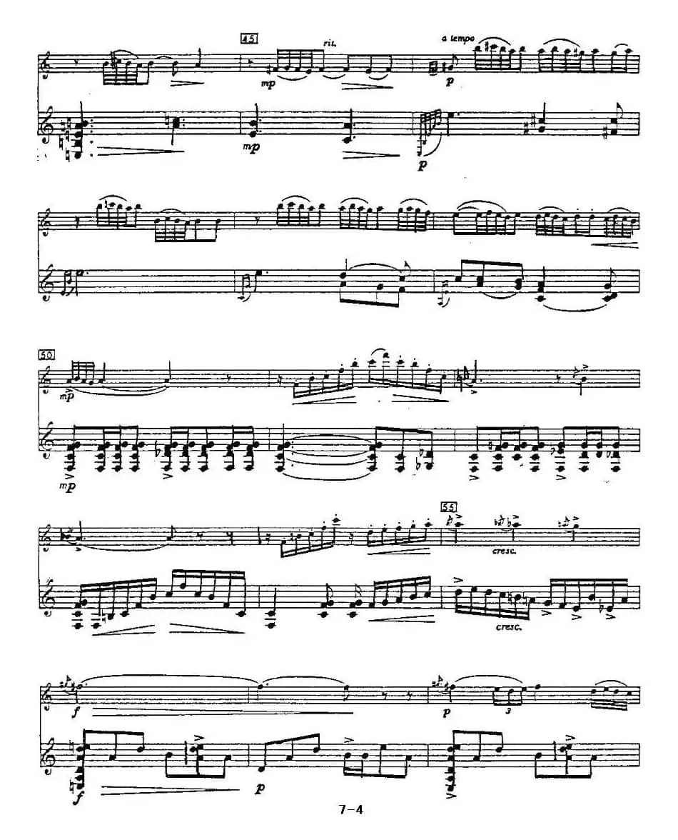 Cantos sierras（山脉之歌）（长笛+吉他）