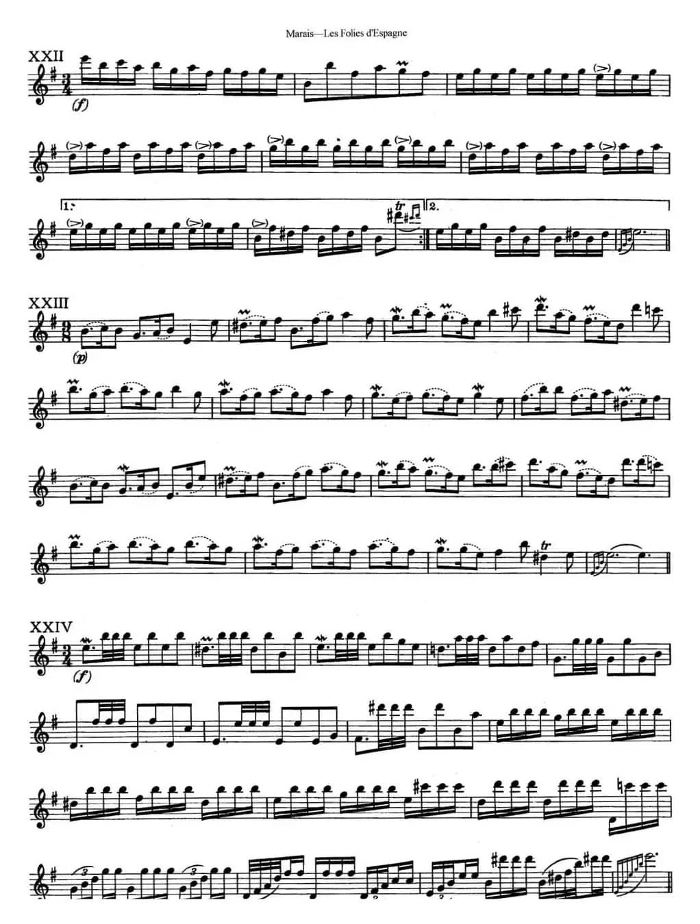 马瑞斯25首长笛小练习曲（NO.22-NO.25）