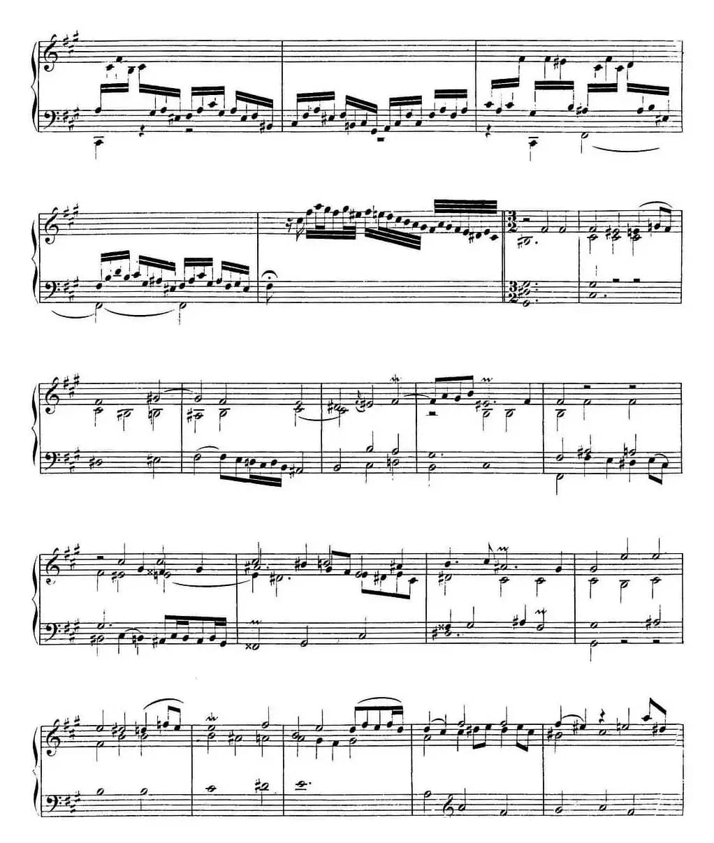 Toccata BWV 910（7首托卡塔·No.1 #F小调）