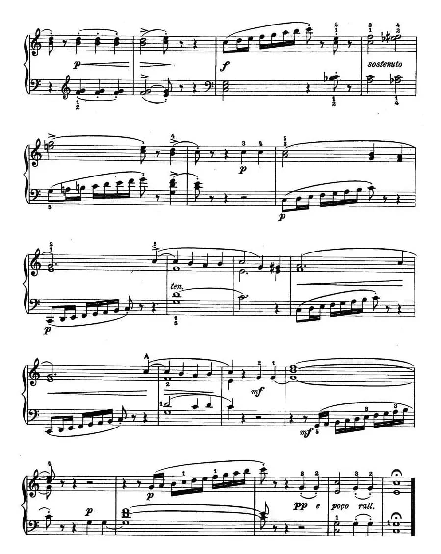 儿童钢琴进阶练习曲50首之24