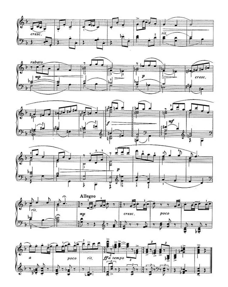 小奏鸣曲（第一乐章）