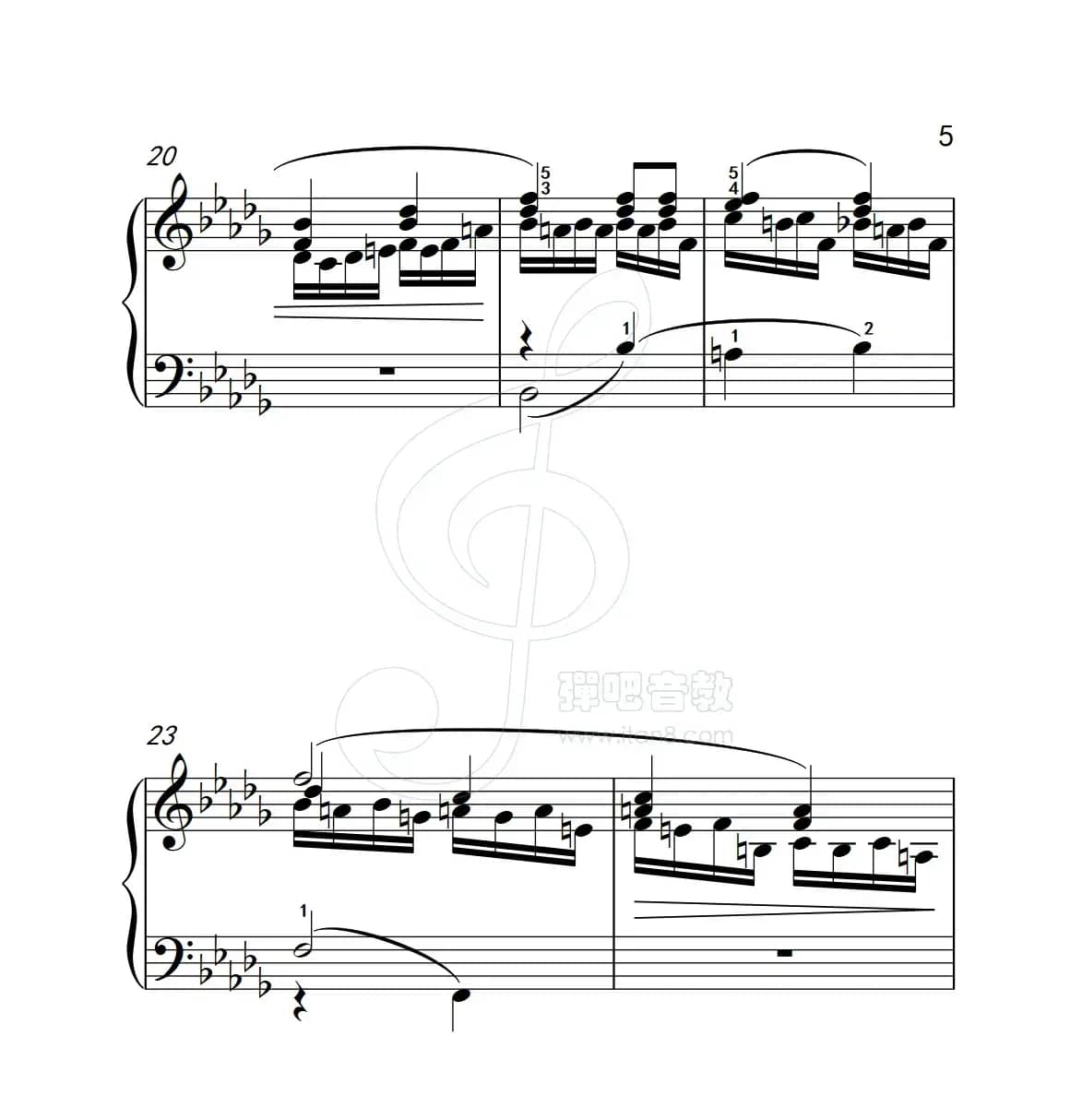 练习曲 55（克拉莫钢琴练习曲60首）