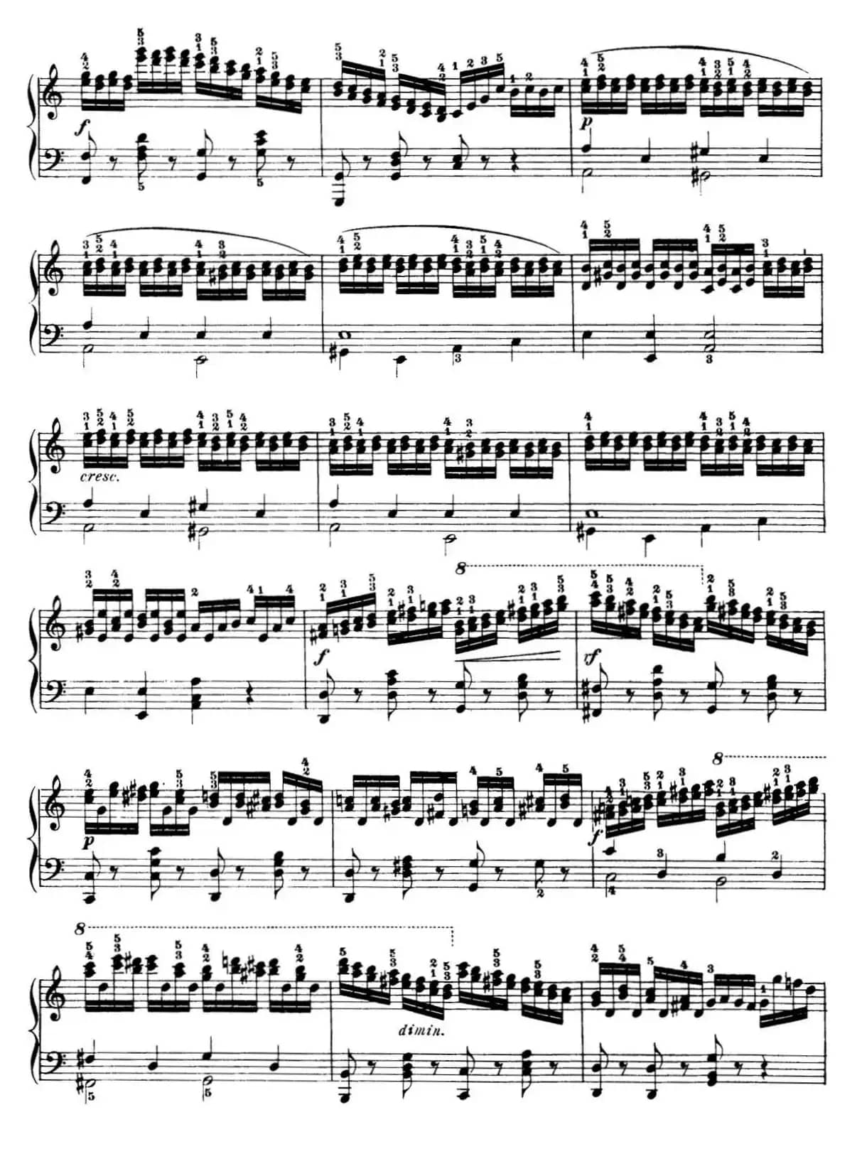 50首车尔尼Op.740钢琴手指灵巧技术练习曲（NO.34）