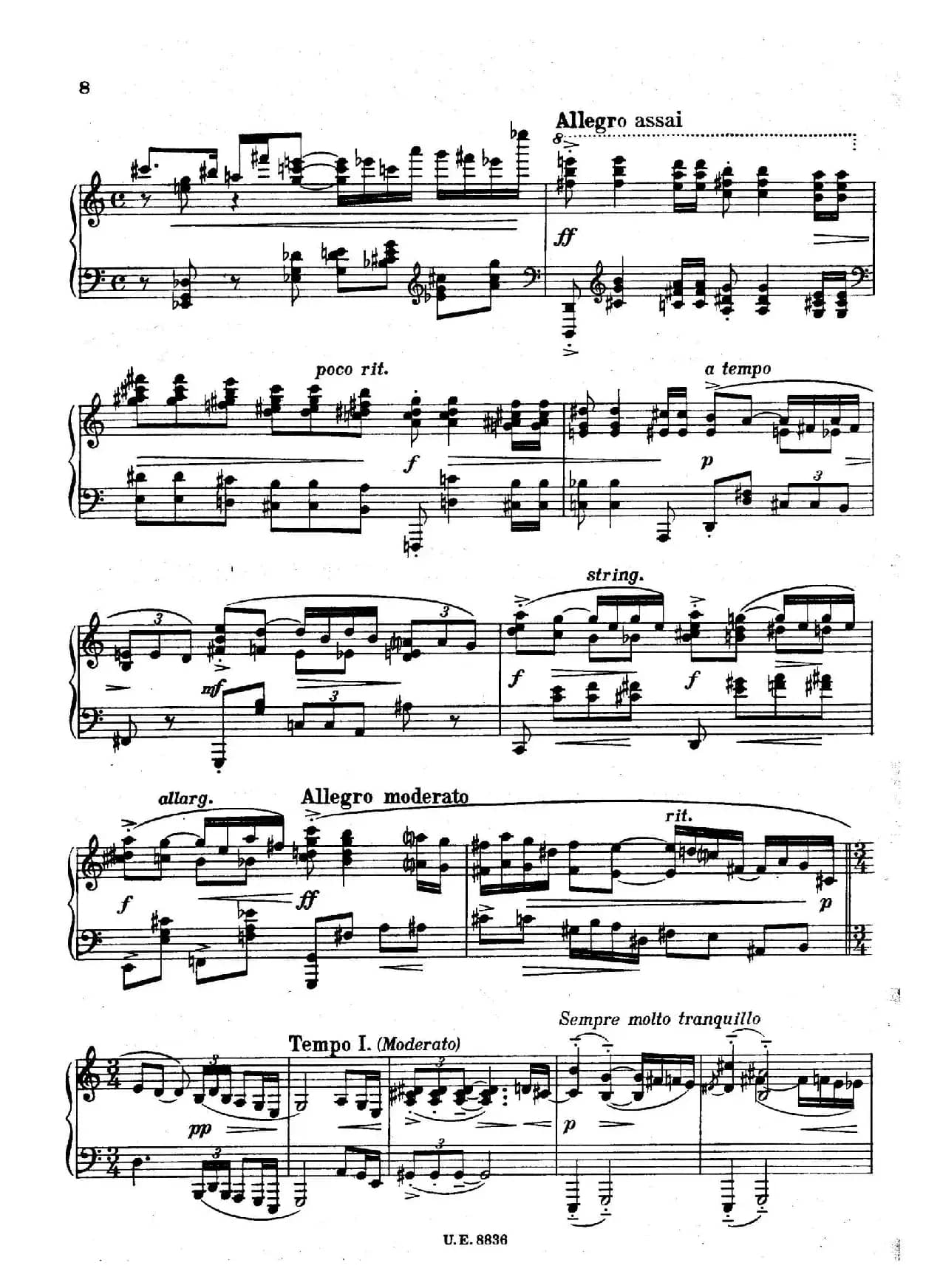 克热内克-第二钢琴奏鸣曲（Piano Sonata No.2 Op.59）