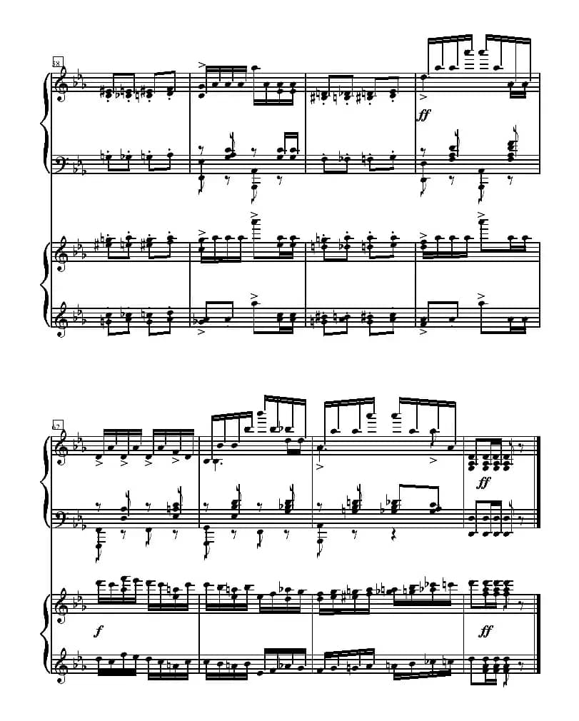 意大利波尔卡（双钢琴）