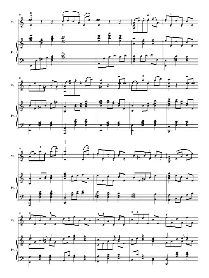 A小调舞曲（For Piano And Violin）