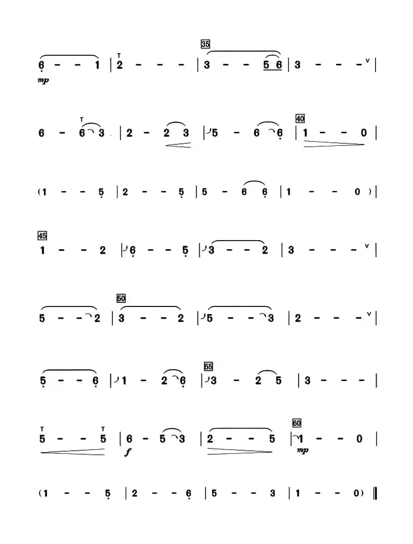 葫芦丝教学曲集：渔光曲