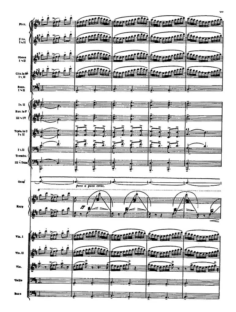 浦塞尔主题变奏与赋格曲（P31-P65）（管弦乐队总谱）