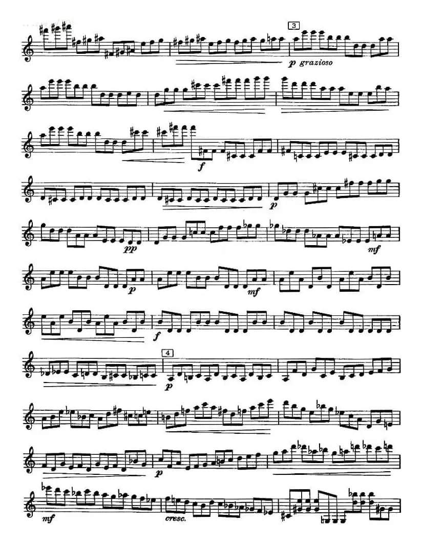 CONCERTO FOR VIOLIN AND ORCHESTRA Op.14（小提琴和交响乐协奏曲·小提琴分谱）