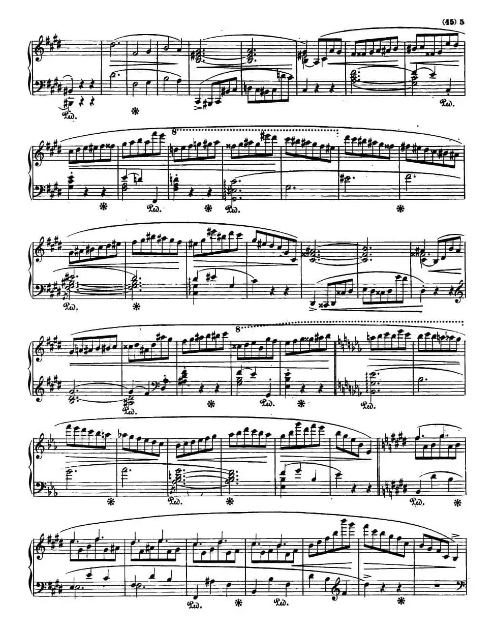 E大调钢琴谐谑曲Op.54(第四号)