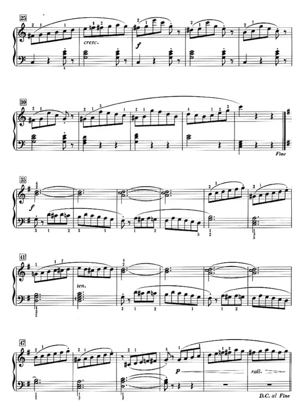 50首莱蒙钢琴练习曲 作品37（NO.11）