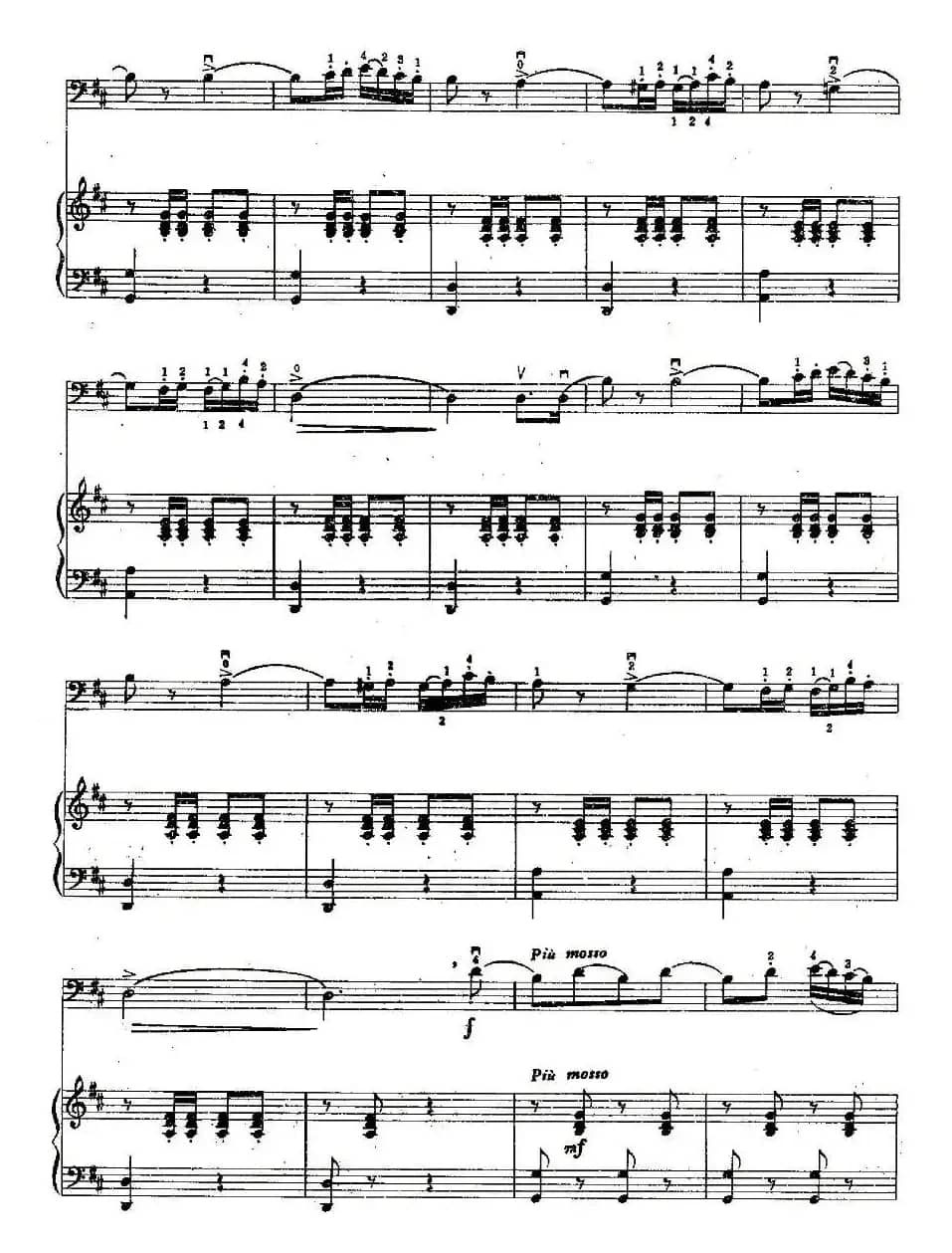 那波里舞曲（大提琴+钢琴）