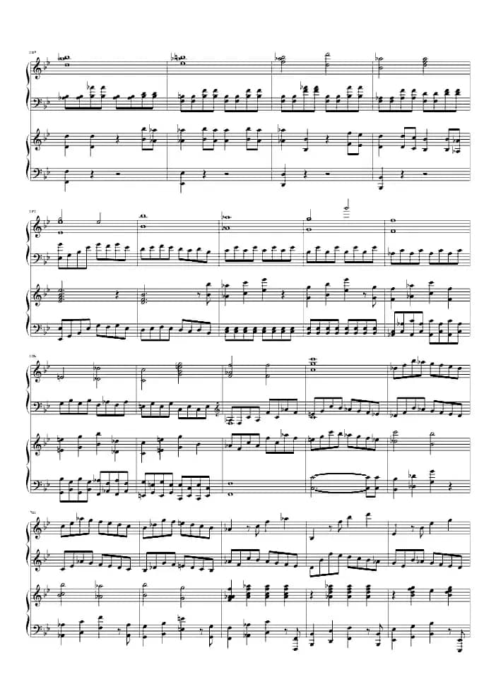 第四十号交响曲第一乐章（双钢琴）