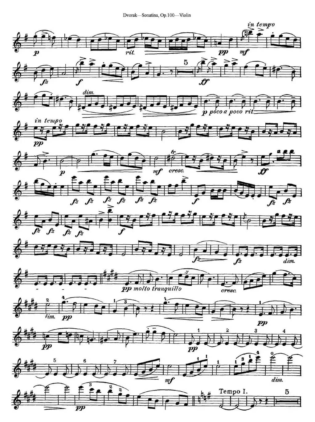 Violin Sonatina Op.100