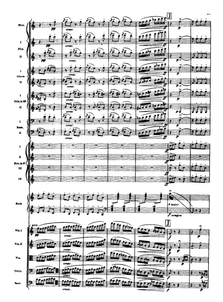 浦塞尔主题变奏与赋格曲（P31-P65）（管弦乐队总谱）