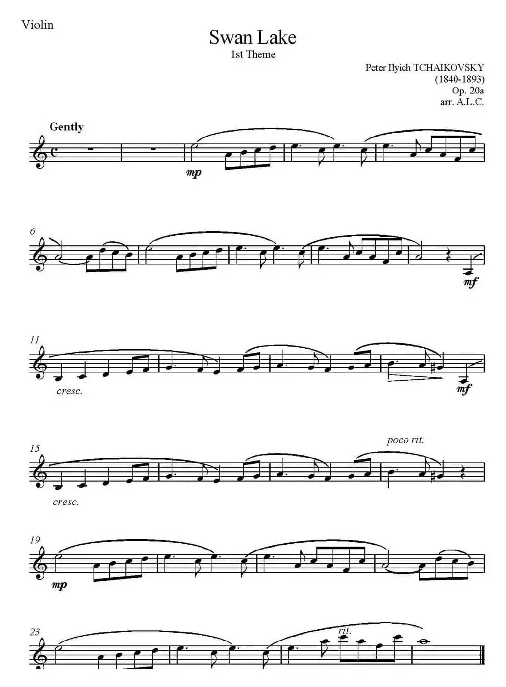 Swan Lake（天鹅湖）